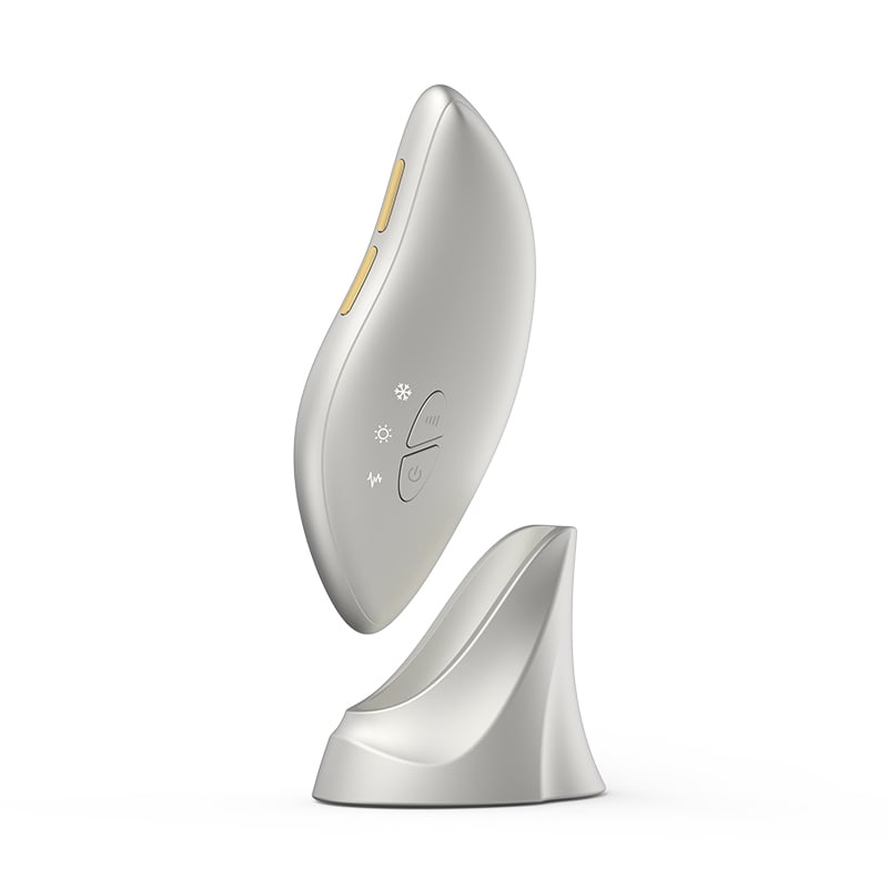 Salon-Grade Home Skincare 4-In-1 Facial Massager Hot&Cold Therapy Vibration lonic Microcurrent Beauty Equipment