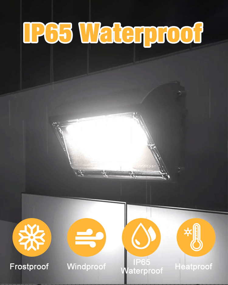 ROMANSO LED Wal Pack Light : 5 Years Warranty IP65 Outdoor Waterproof LED Outdoor LED Wall Pack Lamps High-Power Options of 60W 100W 120W 50000 Hour Lifetime Energy-Saving and Long-Lasting Performance. factory