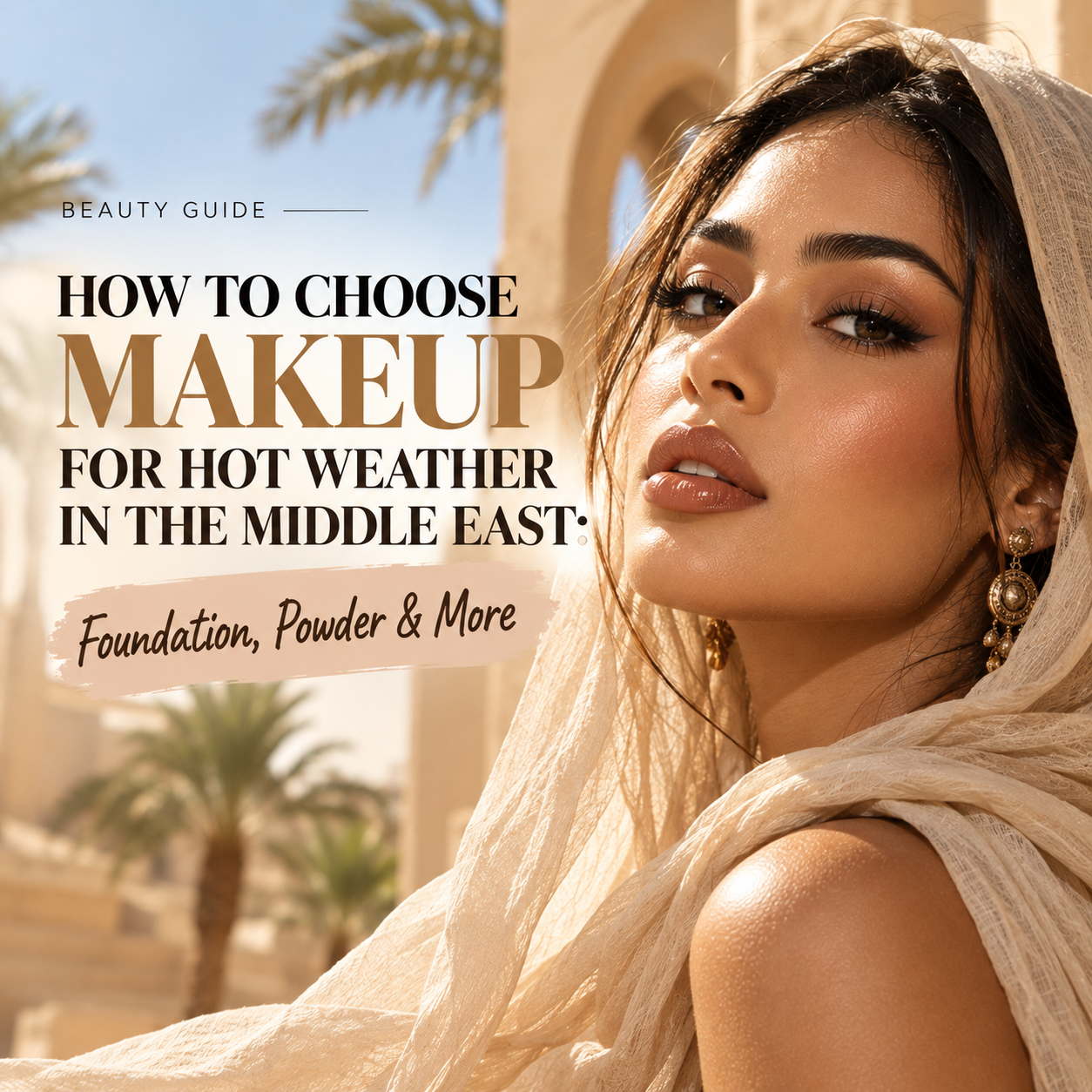 How to Choose Makeup for Hot Weather in the Middle East: Foundation, Powder & More