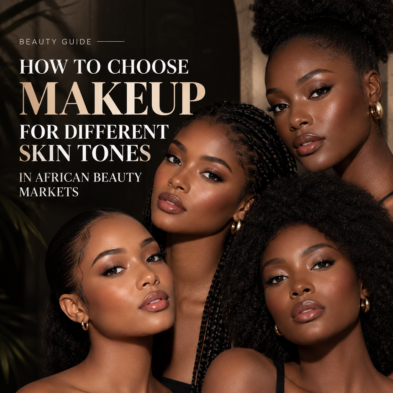 How to Choose Makeup for Different Skin Tones in African Beauty Markets