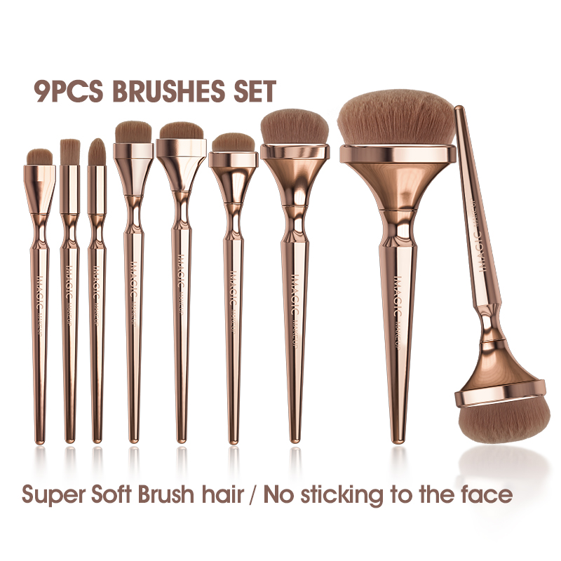 Professional 9-Piece Blending Makeup Brush Set