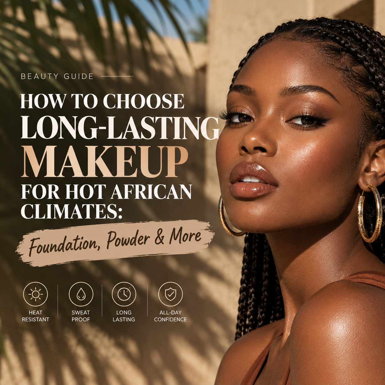 How to Choose Long-Lasting Makeup for Hot African Climates: Foundation, Powder & More