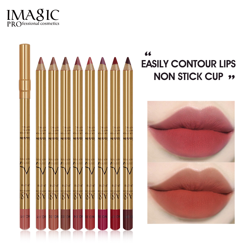 8-Color Gold-Tube Lip Liner