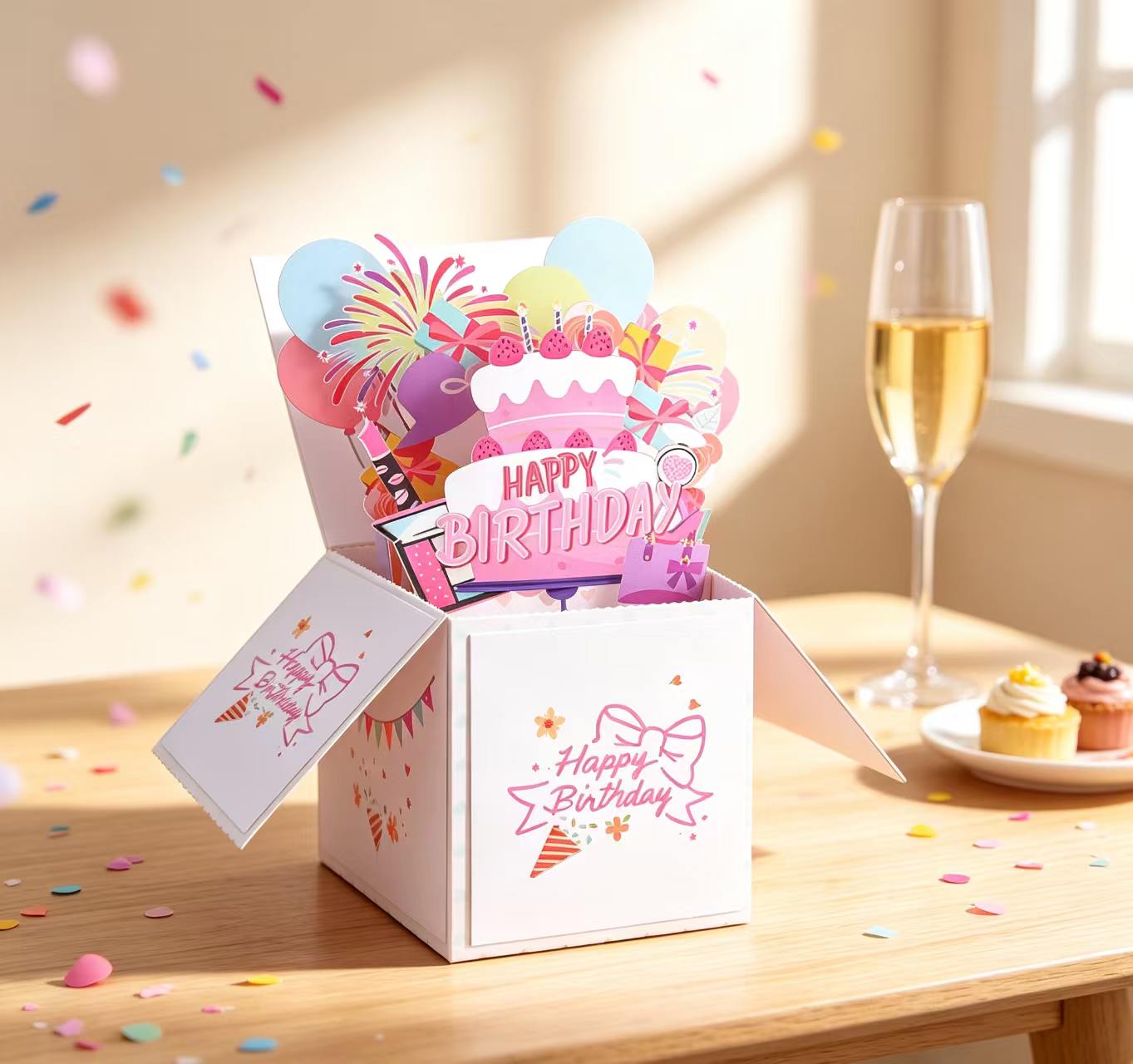 Happy Birthday 3D Laser Cut Pop up Paper Gift Box.jpg