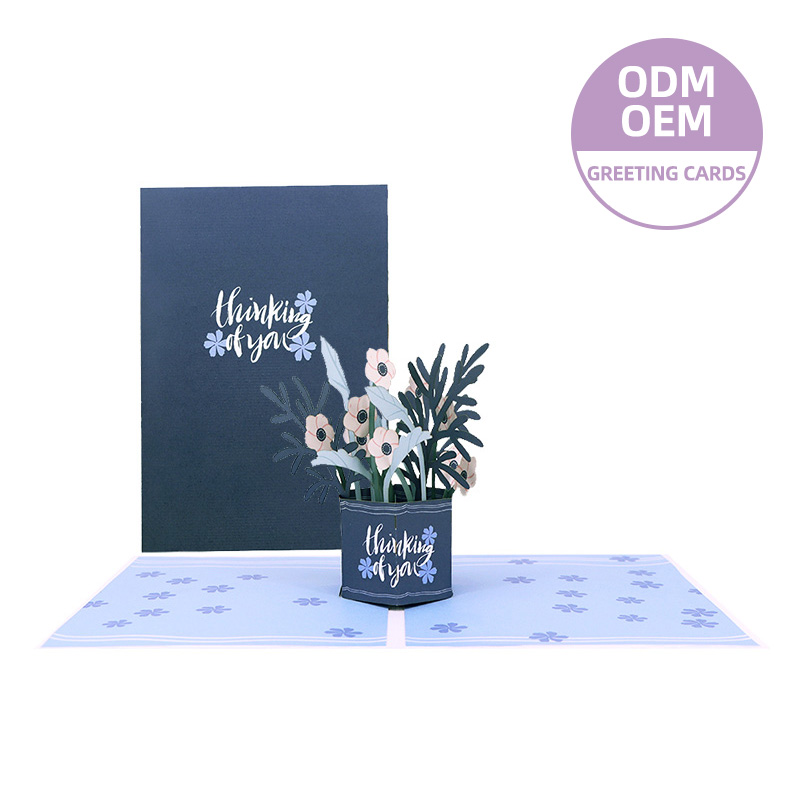 3D Floral Thank You Pop Up Card