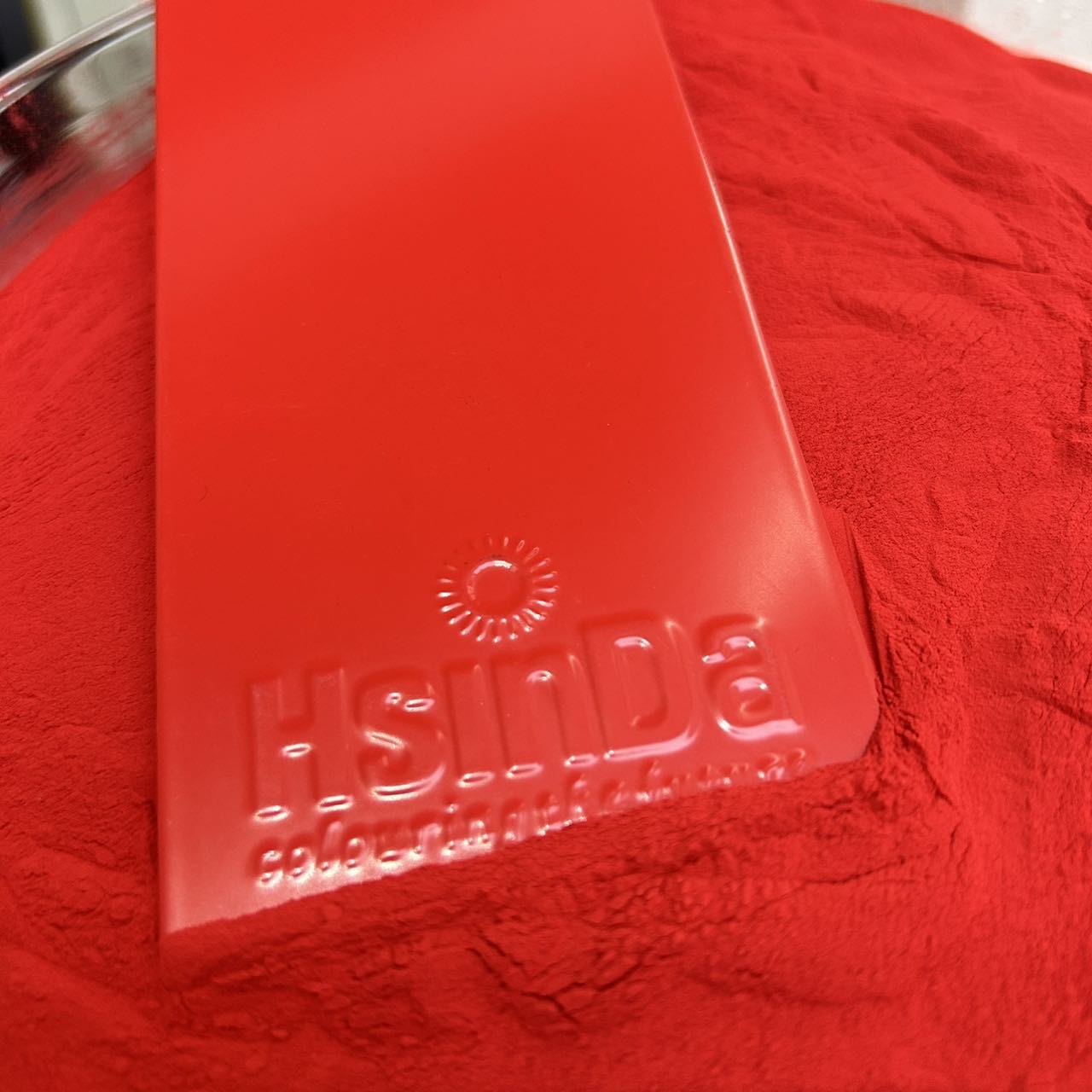 RAL 3020 Red Color Polyester Coarse Structure Powder Coating Paint