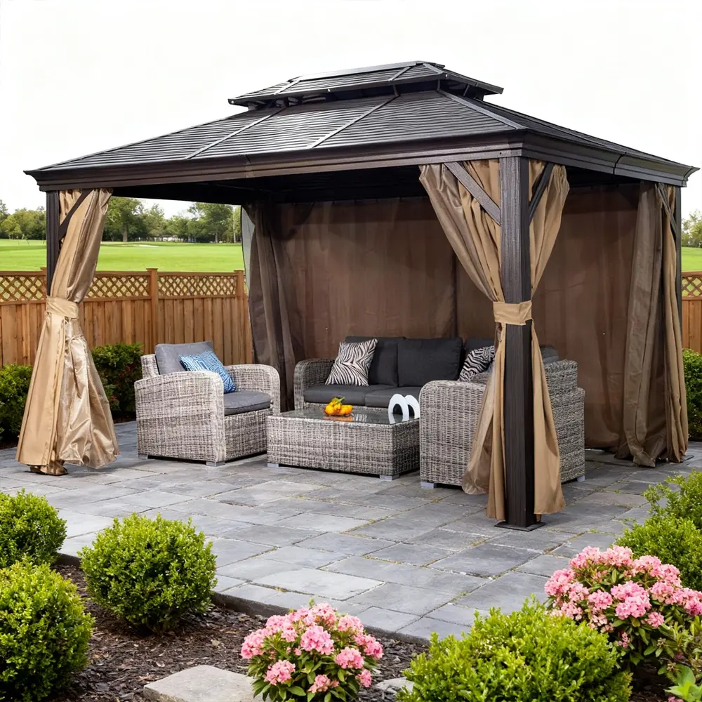 Smarte pergola-ideer med integrert belysning og funksjonalitet