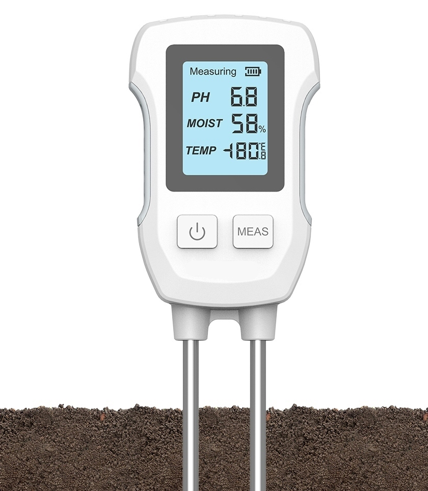 3-in-1 Portable Dual Needle Soil Meter PH Temperature Moisture Testing Meter for Farmland Greenhouse Newest Dual Needle ODM