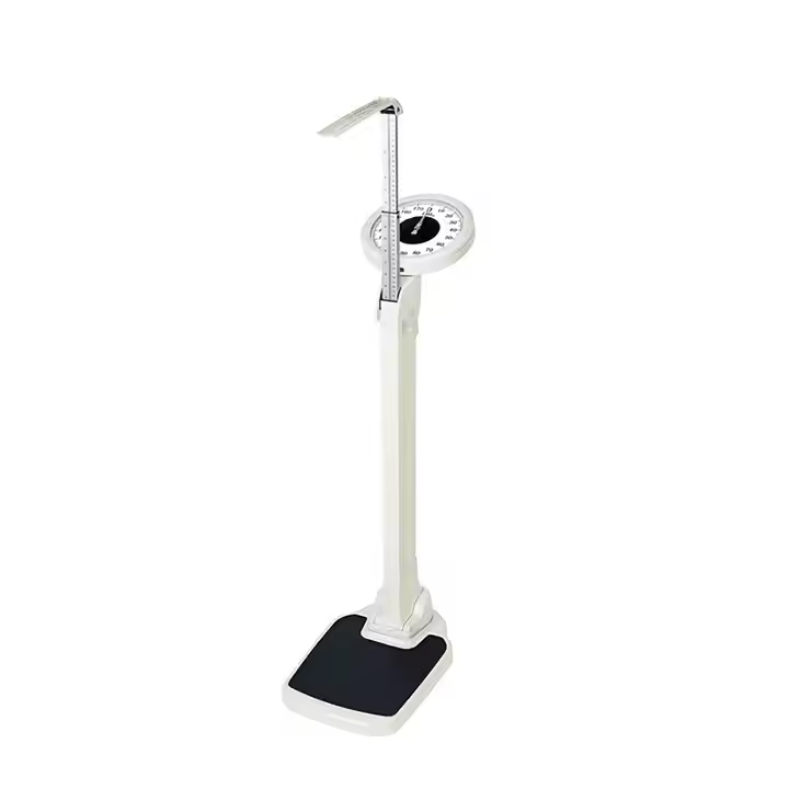 180kg Mechanical Body Physician Scale Personal Weighing Scale with Dial Display Body Balance Height Measurement