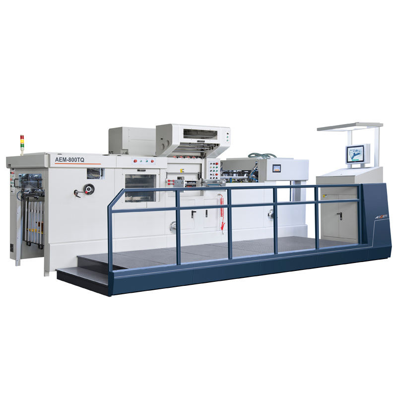 AEM-800T automatic hot foil stamping die cutting machine