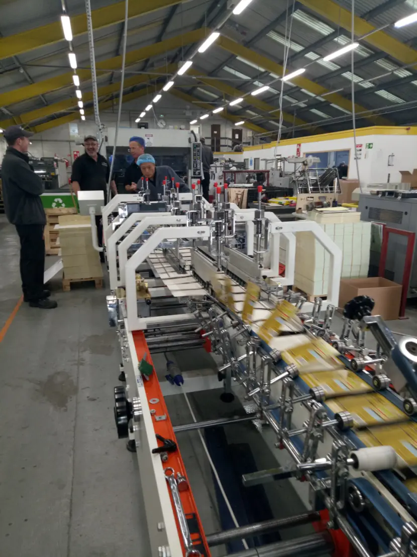 Printyoung ZH-880G Folder Gluer Has Been Used in the UK