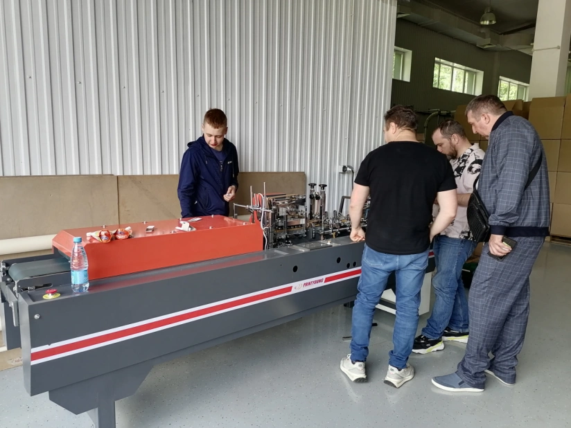 ZH-300 Mini Box Folder Gluer Successful Case