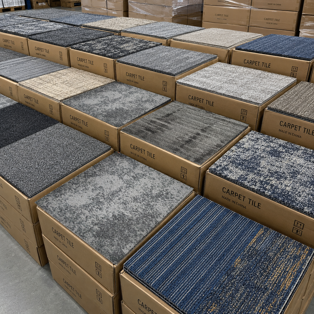 Why are commercial carpet tiles a cost-effective choice for businesses?