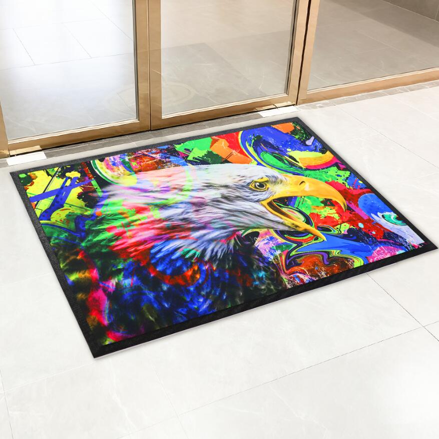 How to design custom door mats that are both functional and decorative?