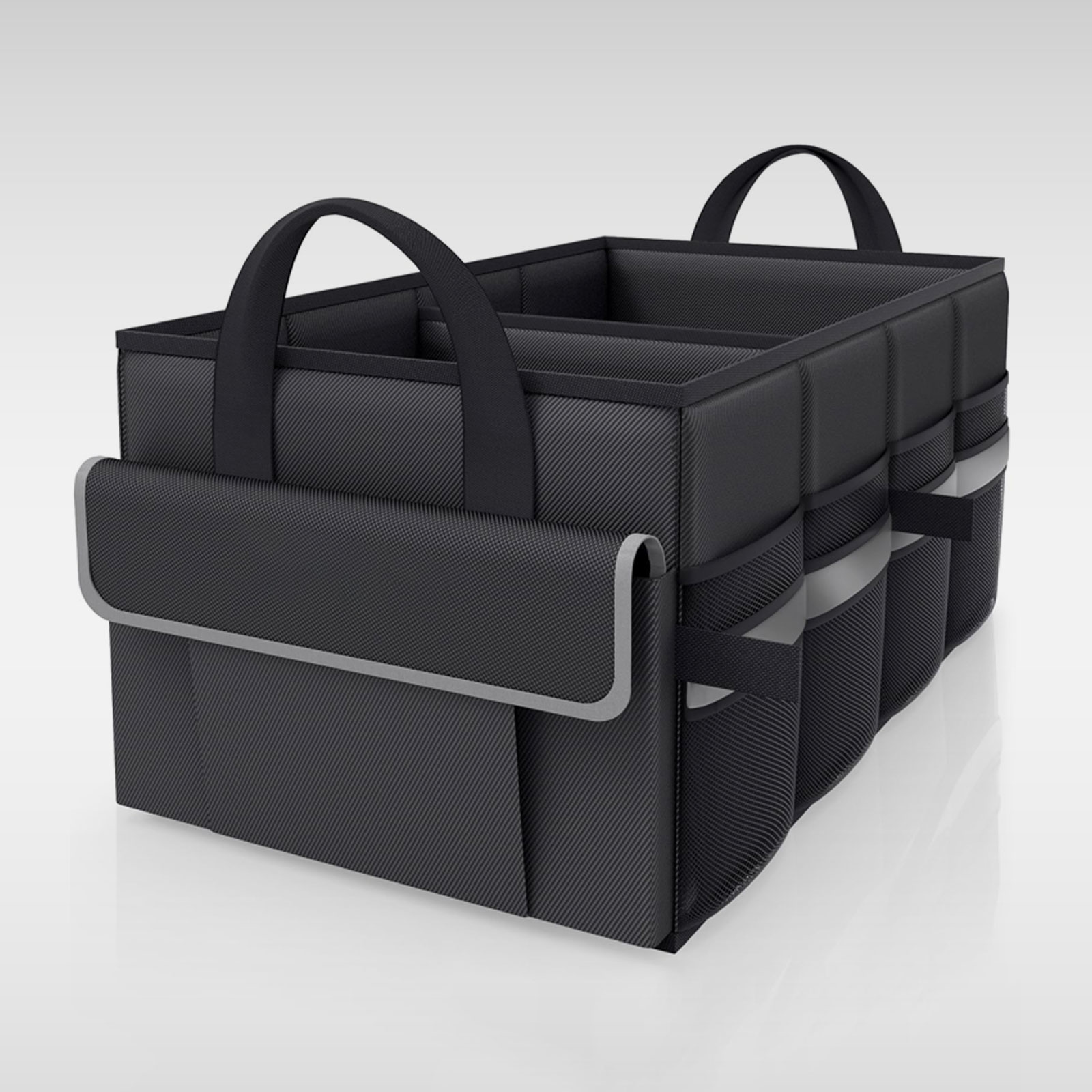 OEM Custom 46L Car Trunk Organizer With Handles Manufacturer