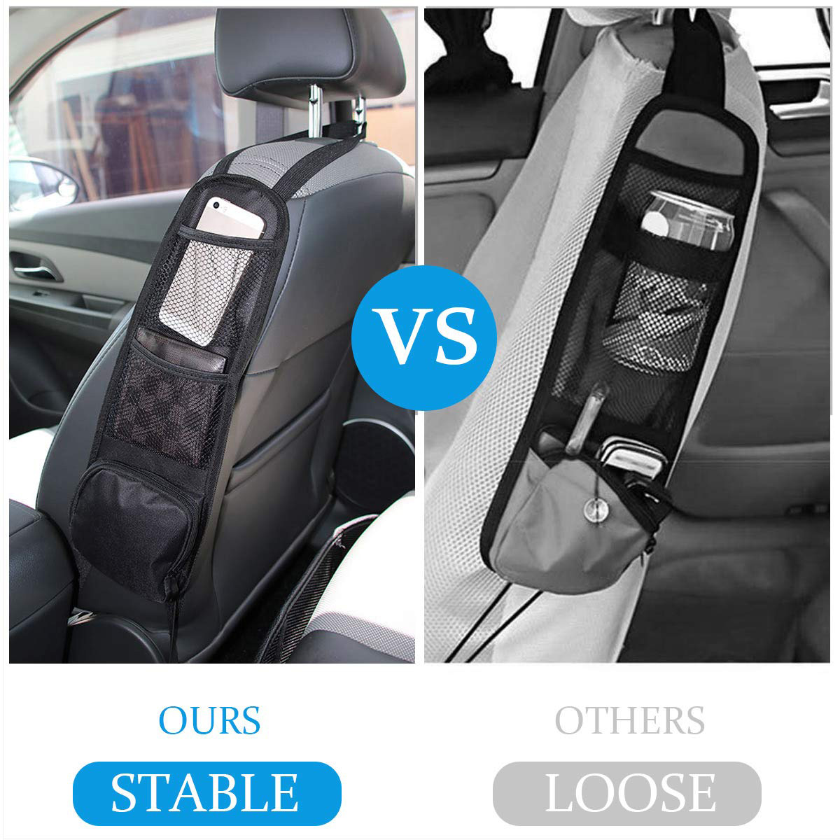 Car Seat Side Organizer Bag
