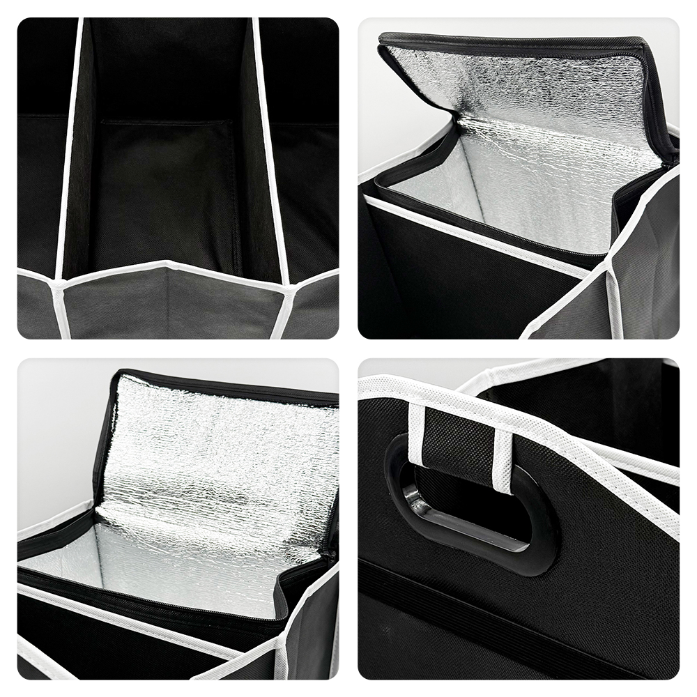 3 Compartments Car Trunk Organizer
