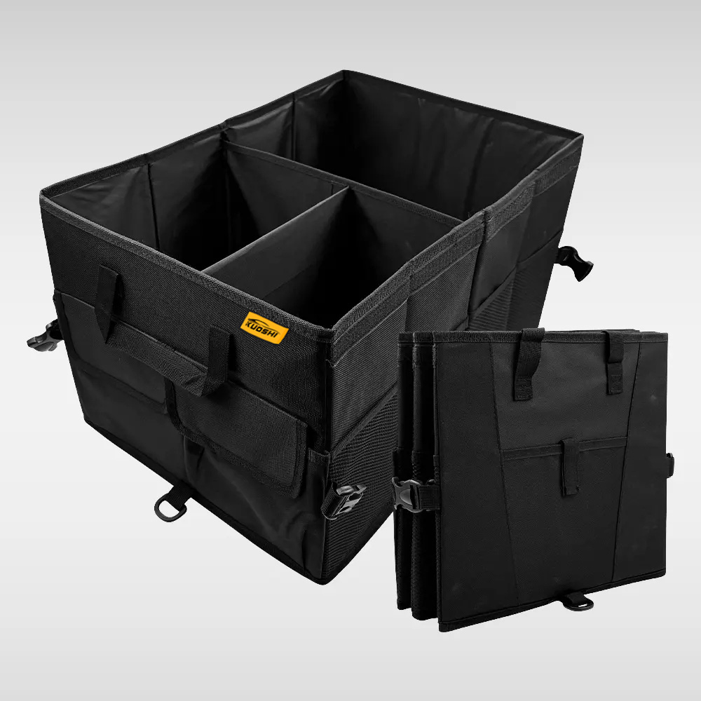 KUOSHI Professional Car Trunk Cargo Organizer with Removal Lid