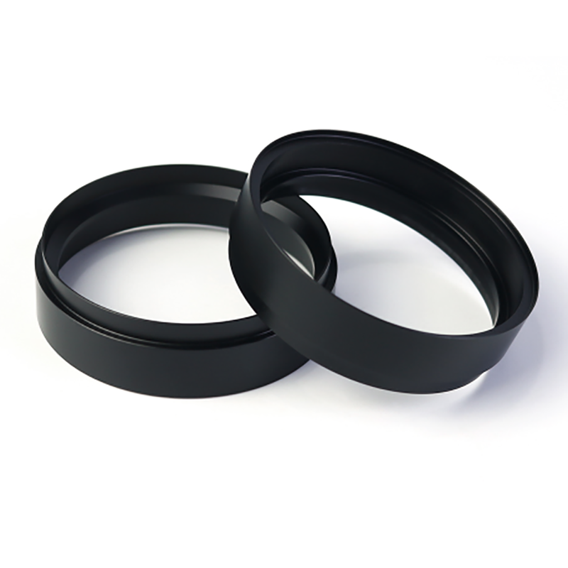 High Precision Aluminum Telescope Spacer Ring Black Anodizing Laser Marking