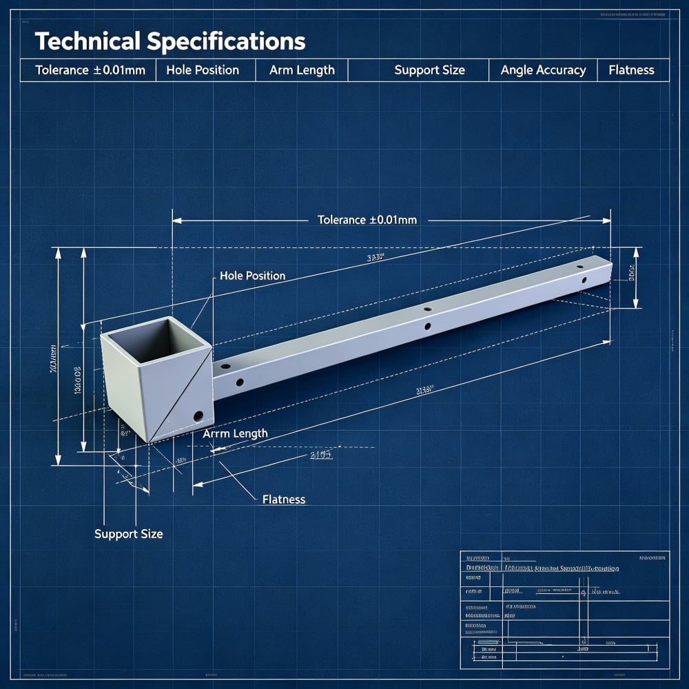 Carbon steel welded polished cantilever bracket (3).jpg