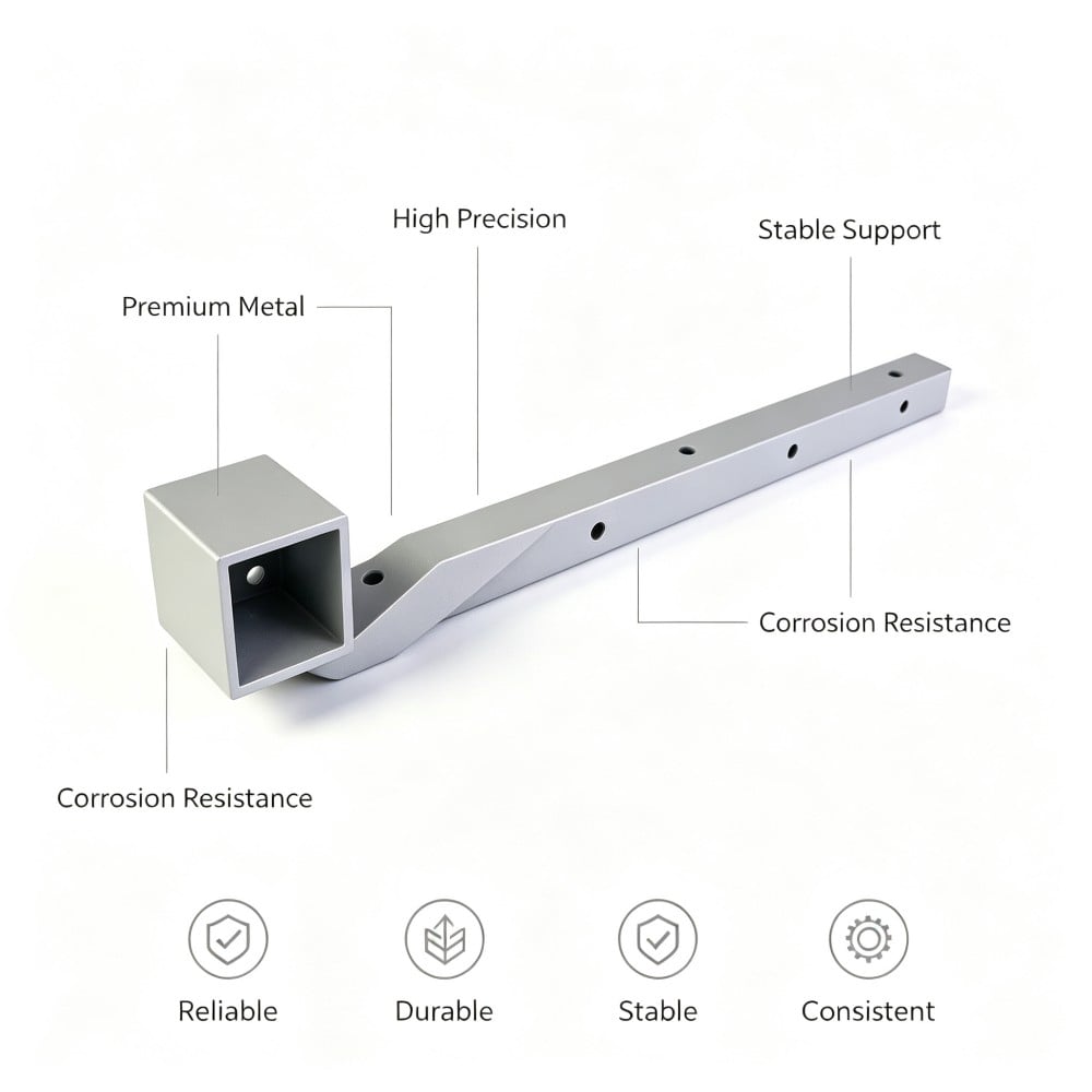 Carbon steel welded polished cantilever bracket (5).jpg