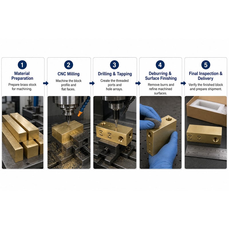 cnc brass milling multi-port manifold block (1)_副本.jpg