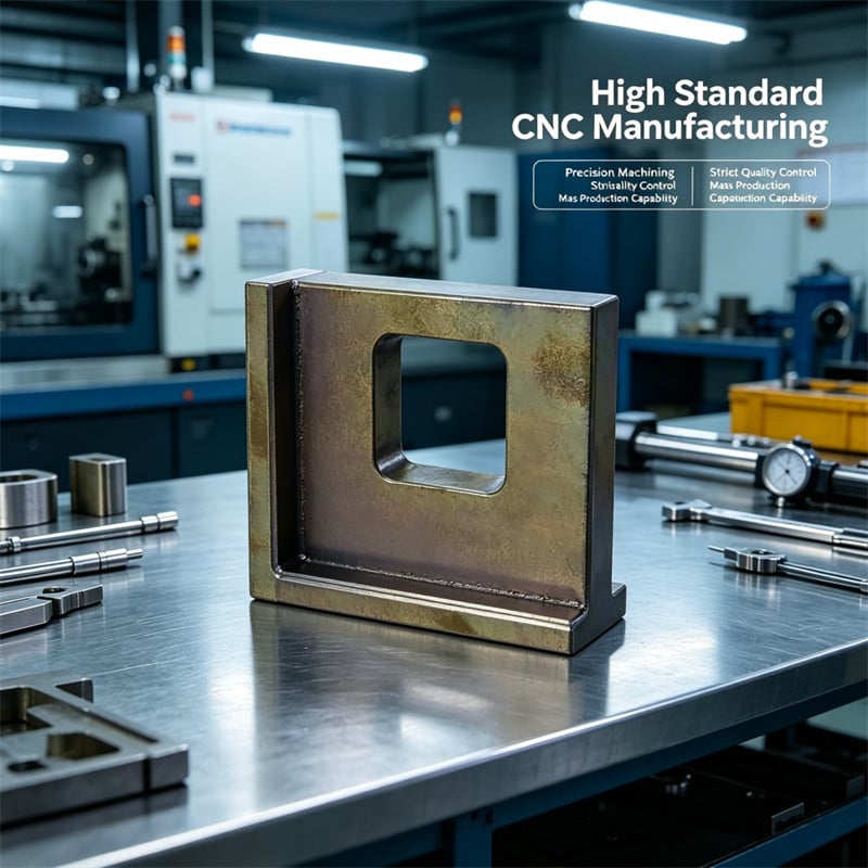 CNC milling 1Cr17Ni2 bracket with window (4).jpg