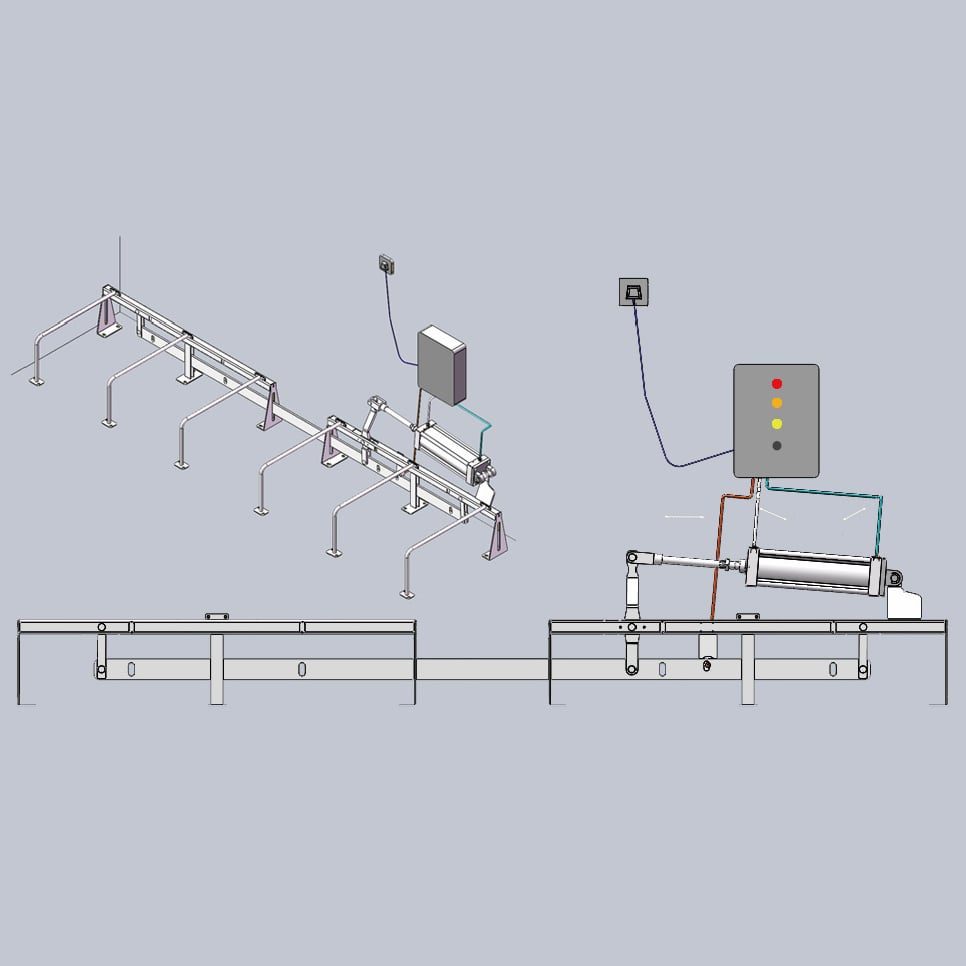 Egg room turning system