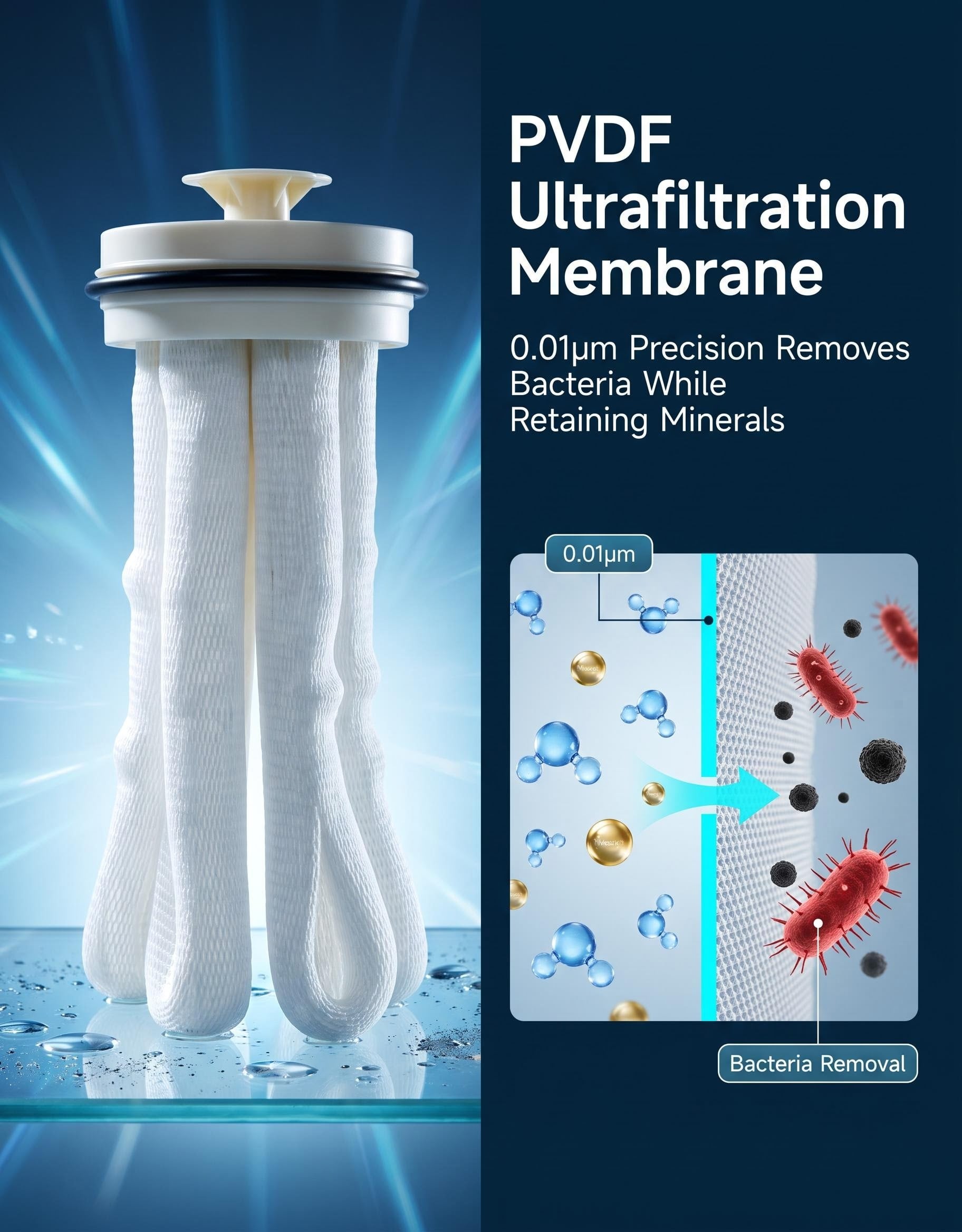 0.01μm filtration core delivers industry-leading anti-clogging performance, multi-year service life, and full OEM/ODM integration support