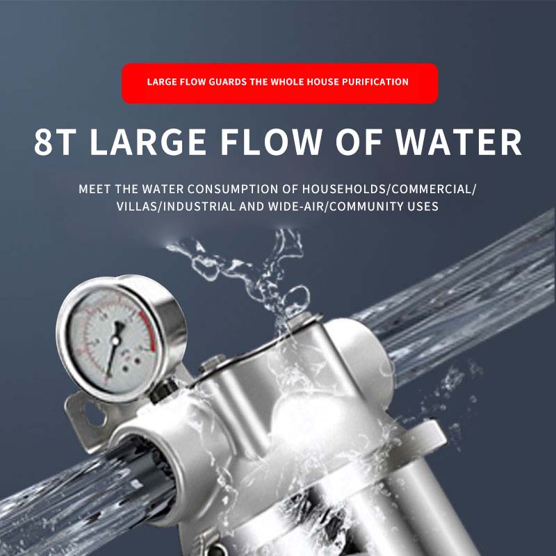 304 or 316: Choose Your Armor — New Heavy-Duty Stainless Steel Pre-Filter Delivers 8T/Hour Whole-House Flow with 40-Micron Surgical Precision