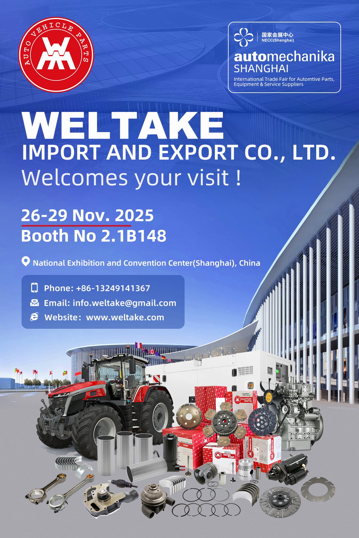 WELTAKE-Automechanika Shanghai 2025