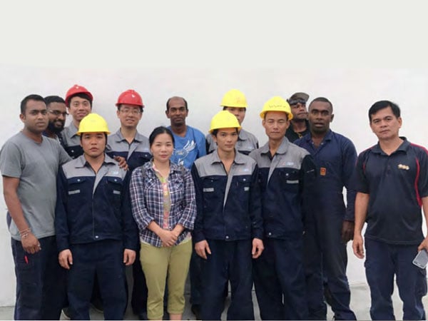 Projek HVAC Kilang Percetakan Fiji – Pemasangan Pendingin & AHU Siap Pakai