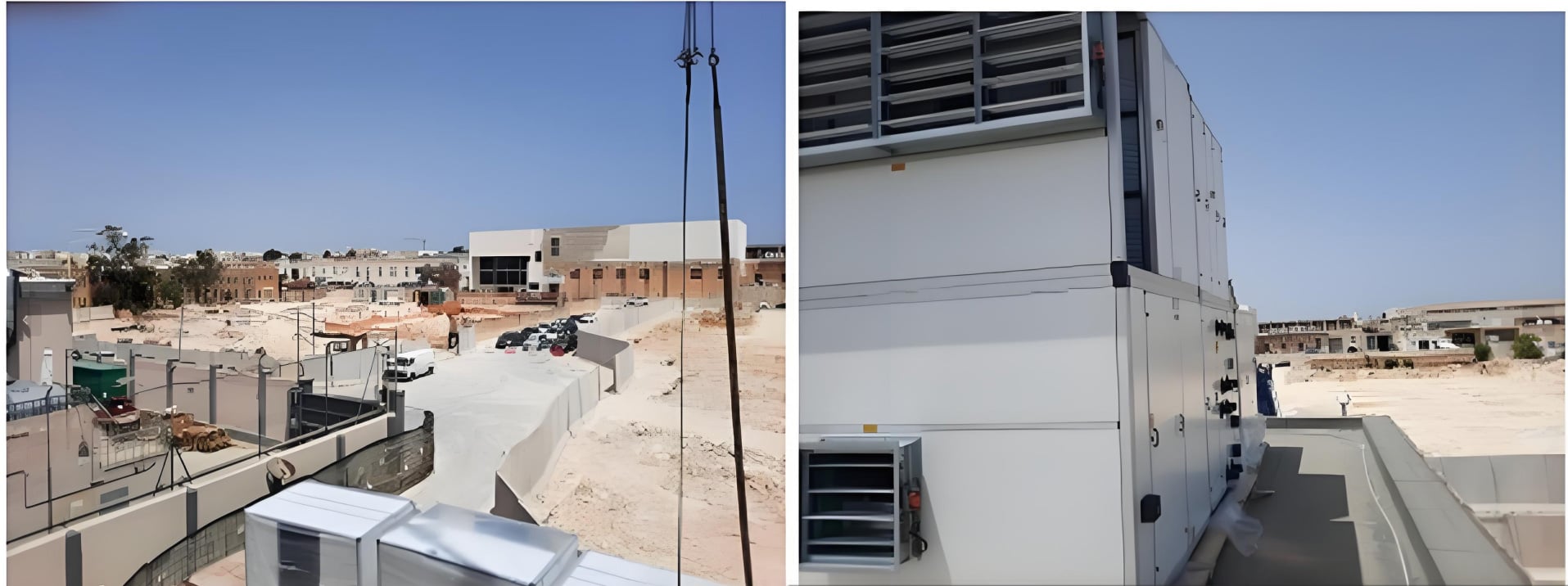 50000 CMH industrial air handling unit with EC fan on factory roof.jpg