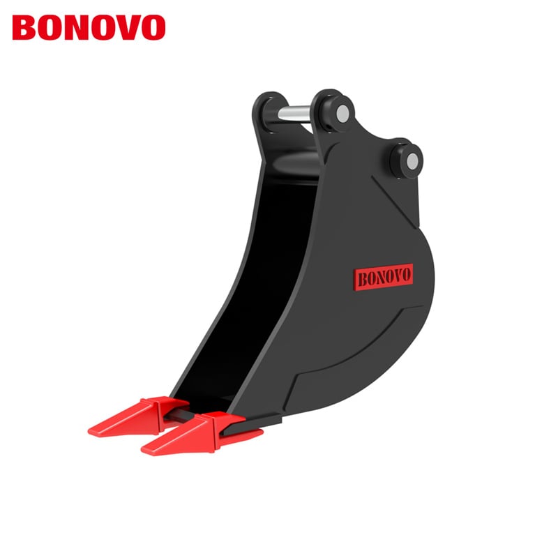 BONOVO Trenching Bucket with Teeth for 6–8 Ton Excavators 