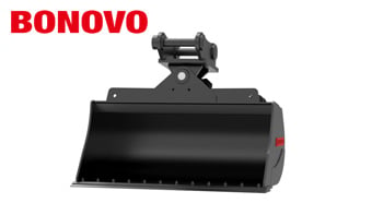 Hydraulic tilt bucket for small excavators a key tool for improving terrain adaptability