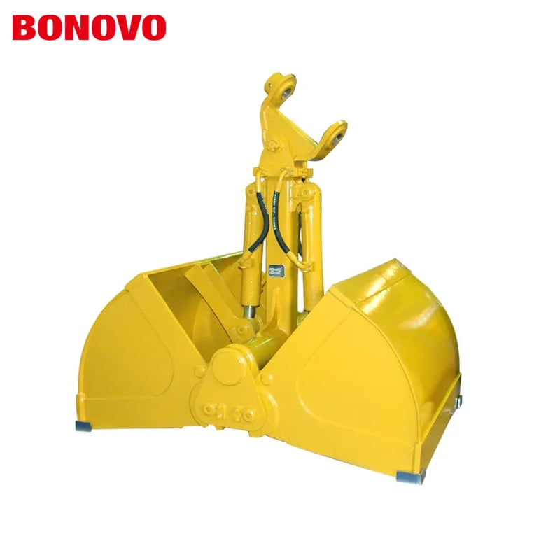 BONOVO Clamshell Grab shell bucket for Excavators and loaders/clam shell bucket teeth 