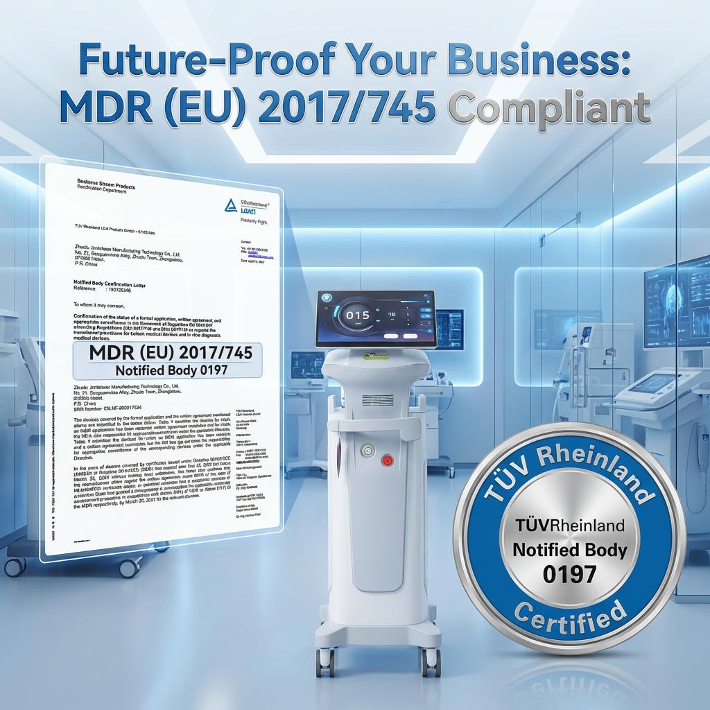 Por que o Laser de Diodo JONTELASER 808 nm Passa em Todos os Certificados de Segurança | FDA e CE