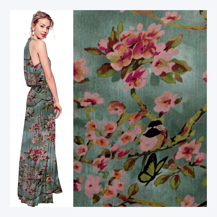 Top 7 floral chiffon fabric maker in Italy