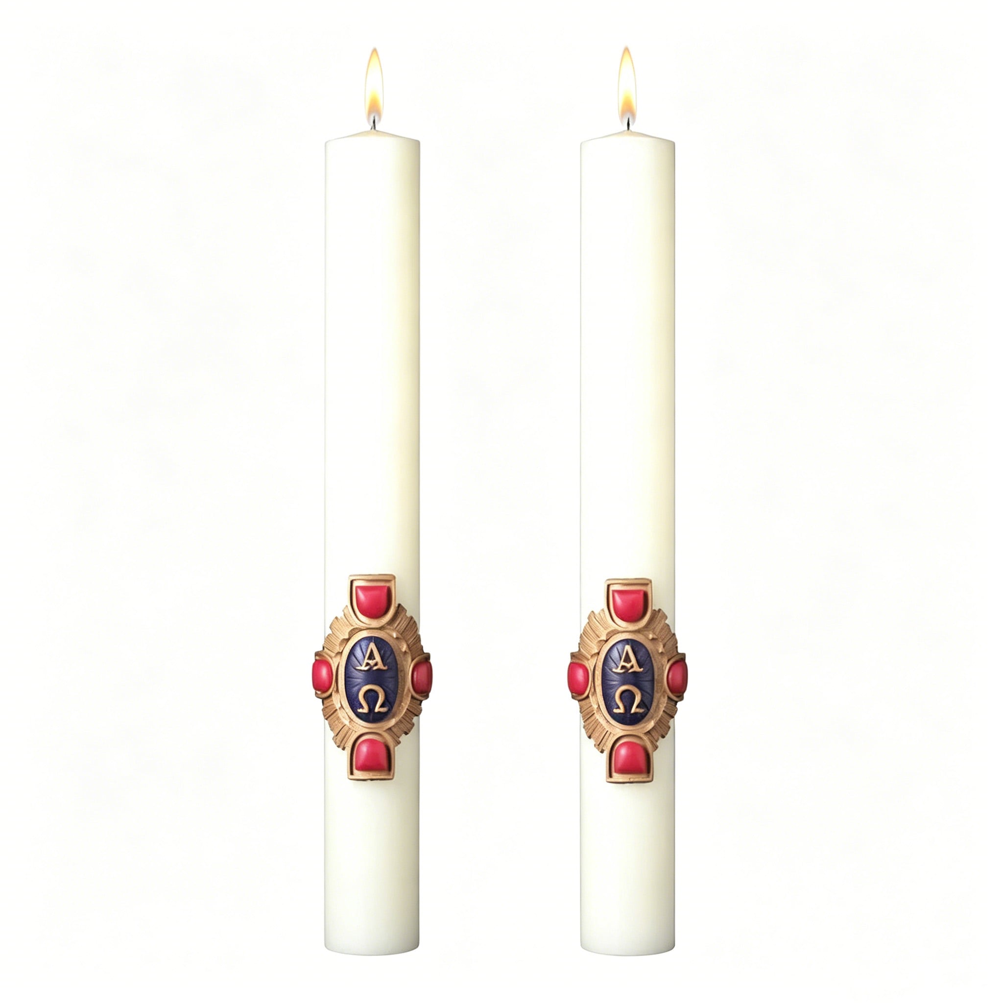 Decorative Altar Church Candle Elegant Beeswax for Home Sanctuary Wedding