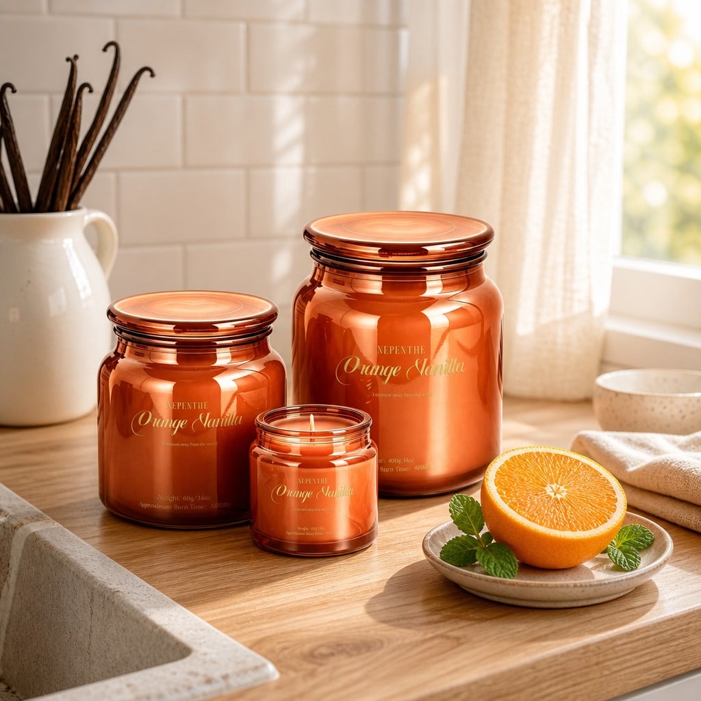 Geurige kaars in pot met lange brandtijd voor aromatherapie, geschikt als cadeau voor dagelijks thuisdecoratie