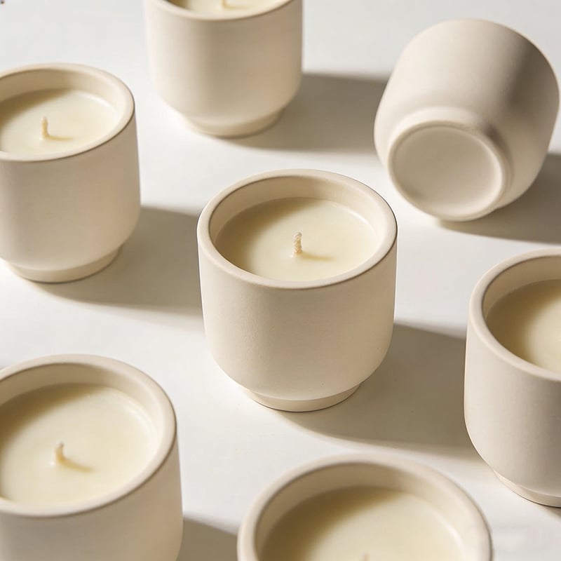 Ceramic Jar Candle Scented Candle Handmade Natural Soy Wax for Home Decor Relaxation Gifts