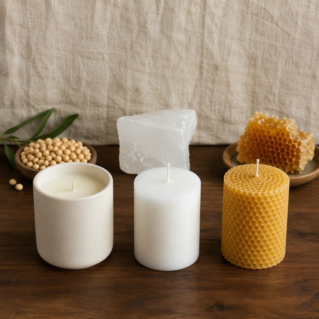 Soy Wax vs. Paraffin vs. Beeswax: A Complete Comparison of Three Candle Waxe