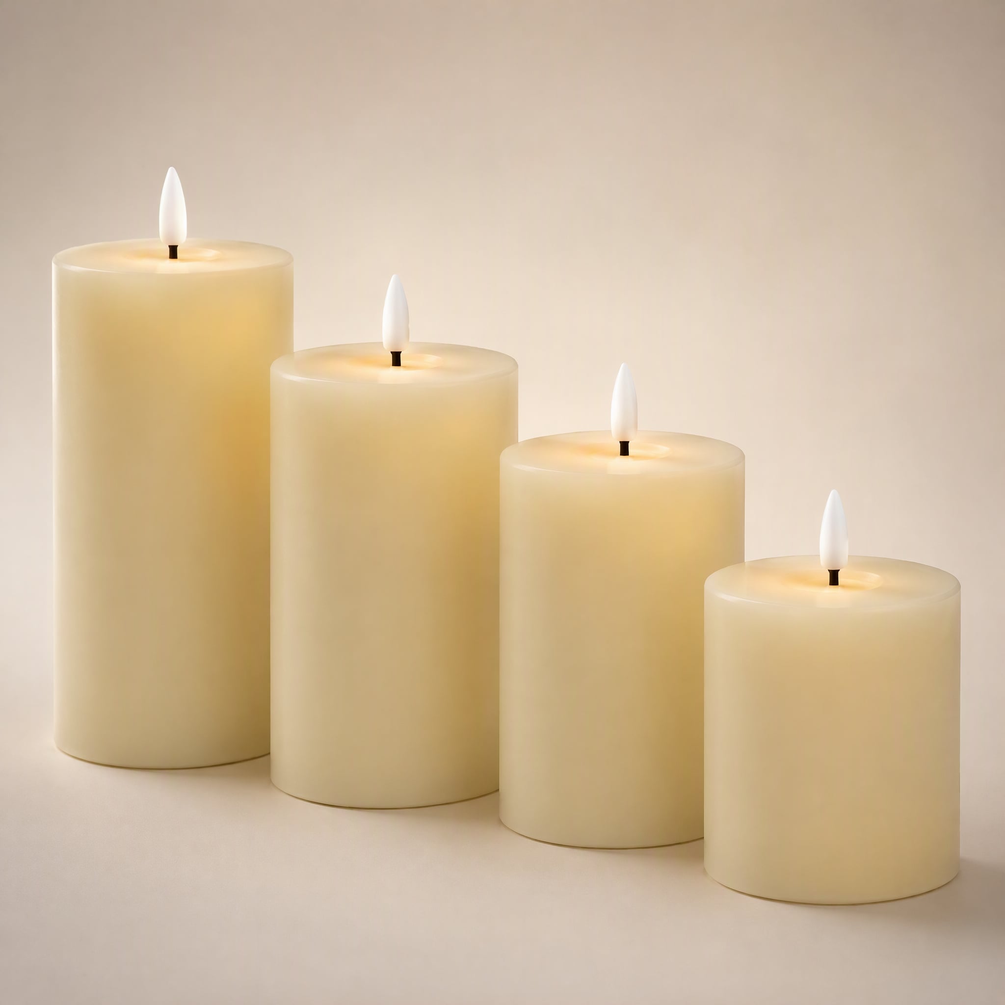LED Flameless Candles Battery Operated Timer for Party Bedroom Decoration
