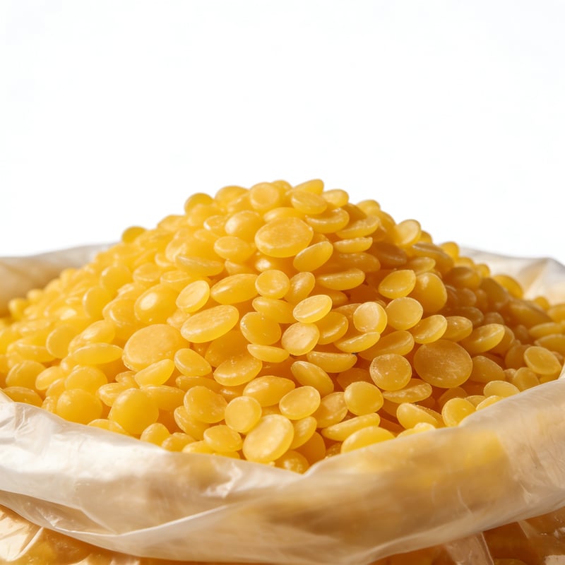 Yellow Beeswax Granules Raw Material Pure Natural Unbleached for Candle Products