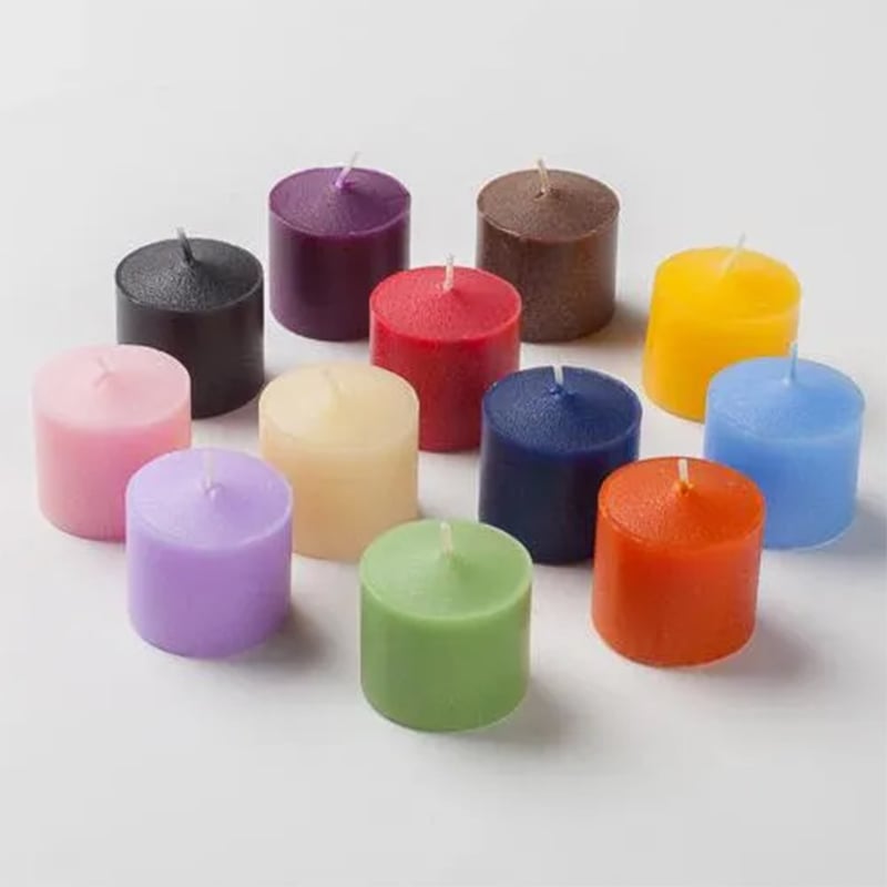 Votive Candles Long Lasting Unscented for Church Home Pray Event Decor
