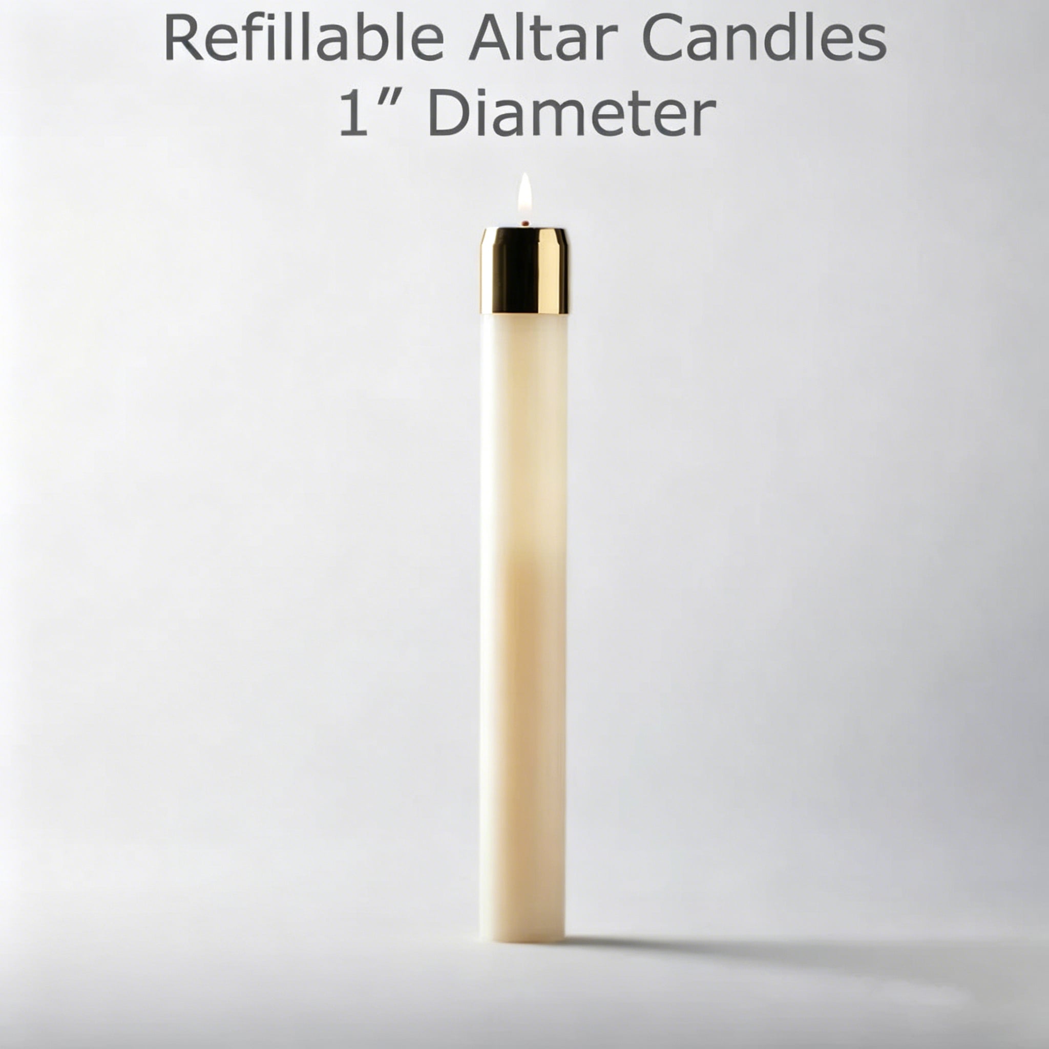 Refillable Oil Candle Church Christian Liquid Candles for Altar Sanctuary