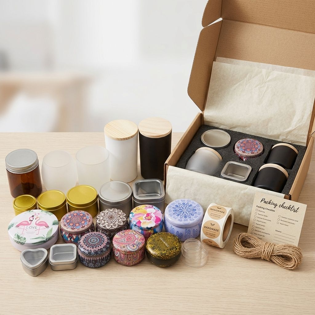 DIY Soy Wax Candle Making Kit with Essential Oils and Wicks for Home Decor
