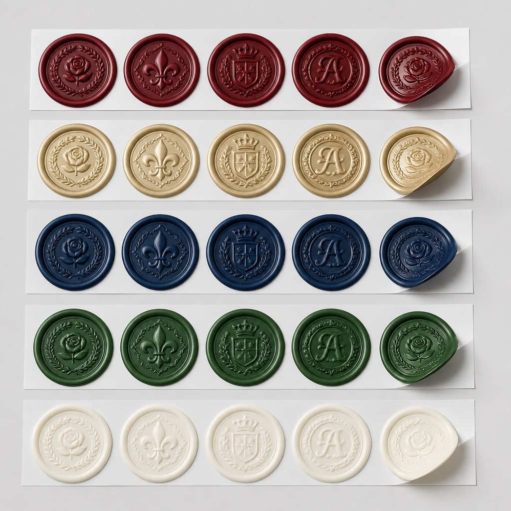 Wax Seal Sticker Self Adhesive Sealing Wax for Home Decor Wedding Card Craft