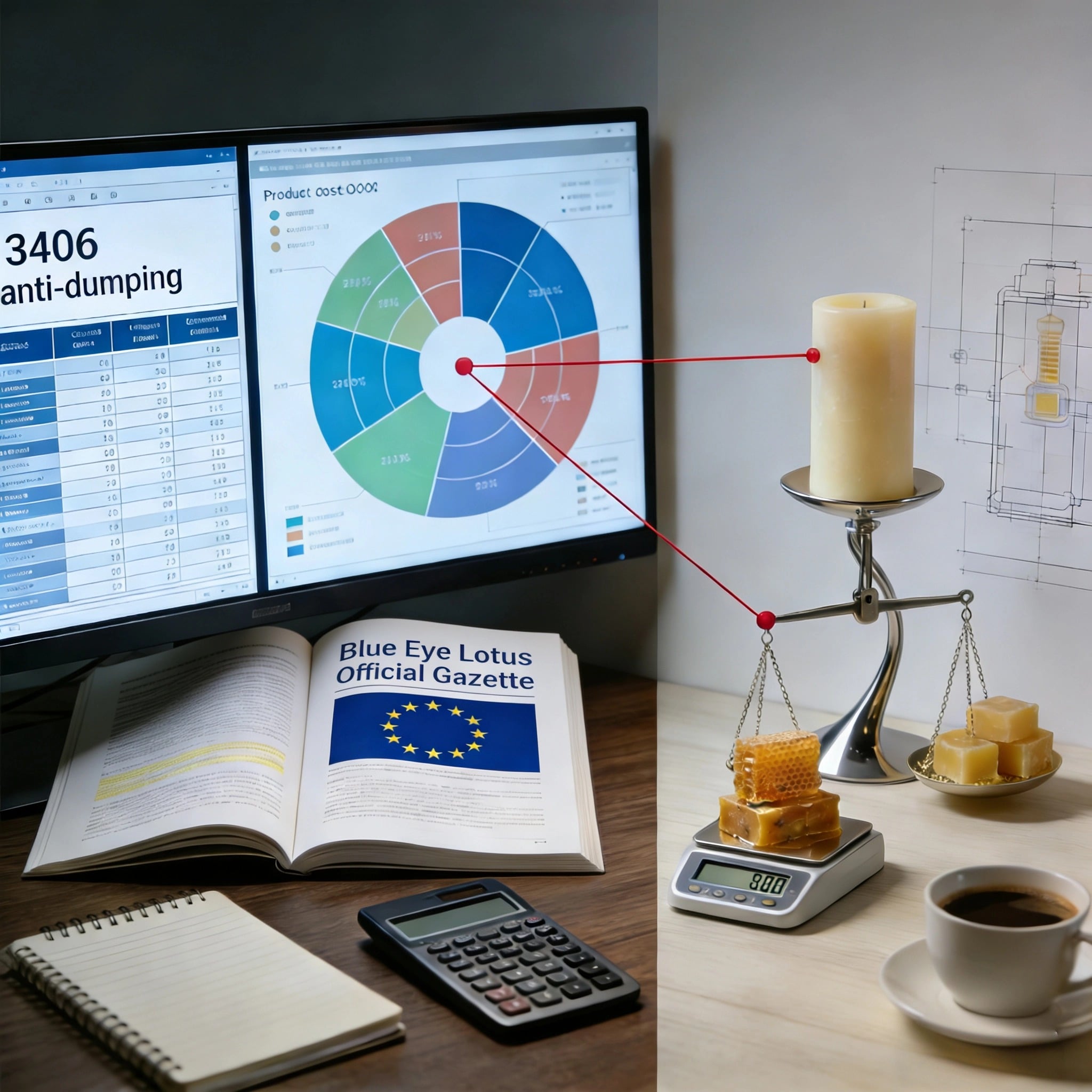 How did we deal with the anti-dumping duties imposed by the EU on candles imported from China?