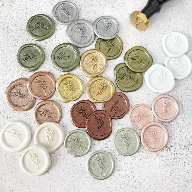 Wax Seal Sticker Self Adhesive for Invitations Letters Gift Packaging